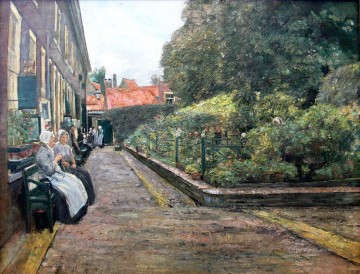 Max Liebermann Painting - stevenstift in leiden 1889 Max Liebermann German Impressionism